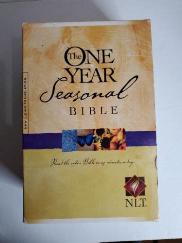 One Year Seasonal Bible By Tyndale House Publishers Staff 2005 Trade