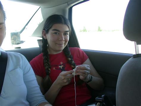 Back Seat Activities Stacey Knitting Jim Ellwanger Flickr