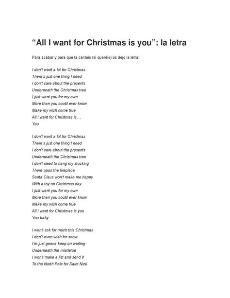 All I Want For Christmas Is You By Milagros Bellido Issuu