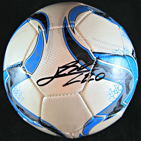 Lionel Messi Signed Soccer Ball Memorabilia Center