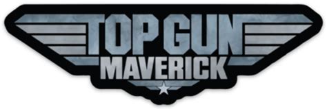 Top Gun Maverick Likeness Logo Sticker Ebay