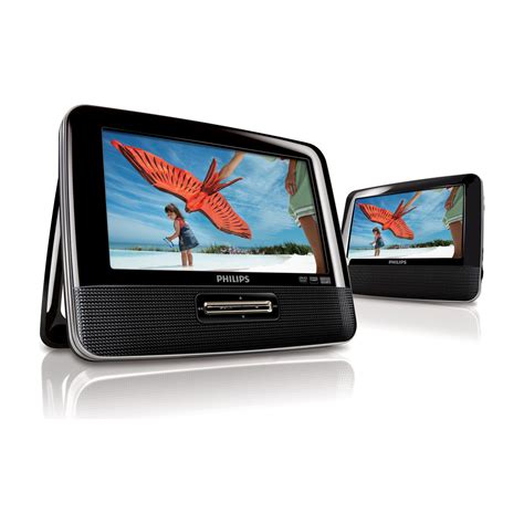 Philips Pd7022 Portable Dvd Dual Screen Powerno