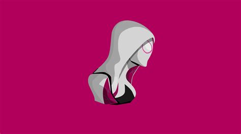 Spider Gwen Minimalism K Hd Superheroes K Wallpapers Images