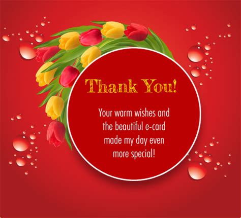 Thank You For Your Warm Wishes Free Thank You Ecards