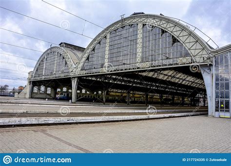 Lviv Railway Station In Lviv Ukraine Editorial Image Image Of Rail
