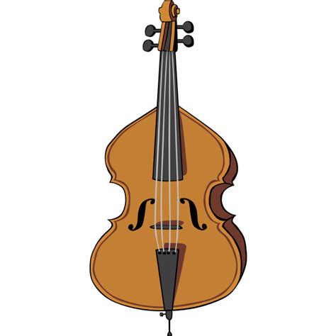 Vector Image Of Cello Free Svg