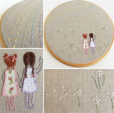 Free Embroidery Hoop Art Patterns - Cutesy Crafts