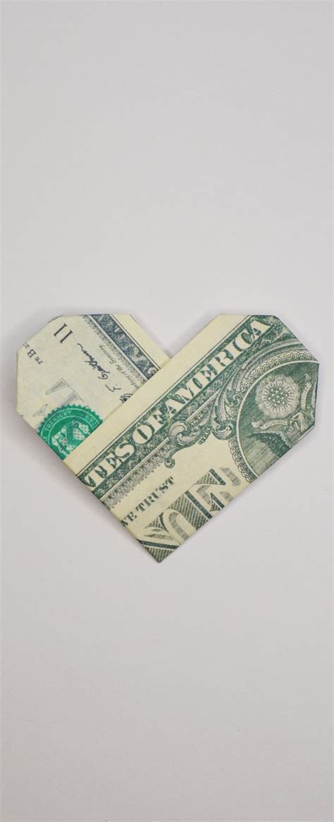 Easy Money Heart Dollar Origami For Valentines Day Tutorial Diy By