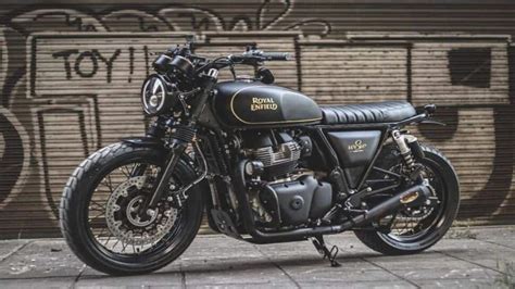This Stunning All Black Customized Motorcycle Is A Royal Enfield