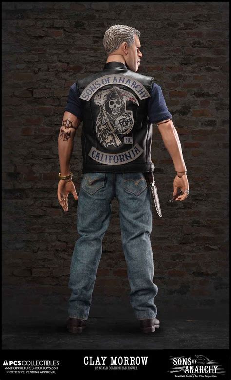 Pop Culture Shock Sons Of Anarchy Jax And Clay 16 Collectible Figures