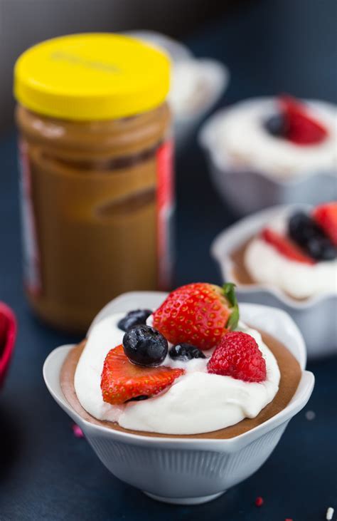Directions in a bowl using an electric mixer combine cream cheese, 1/2 cup plus 2 tablespoons peanut butter, 1/2 cup sweetened condensed milk; Peanut Butter Chocolate Mousse - A Classic Twist