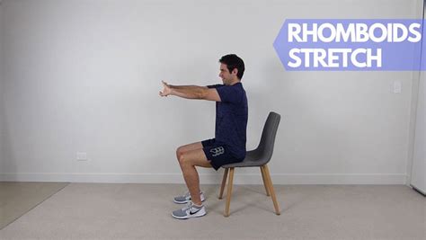 Seated Rhomboid Stretch Great Upper Body Stretches For Seniors — More
