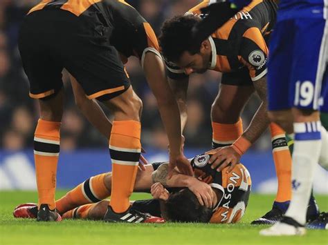 Mason fractured his skull on 22nd january 2017 after clashing heads with gary cahill vs chelsea. Ryan Mason retires due to skull fracture: Hull City ...