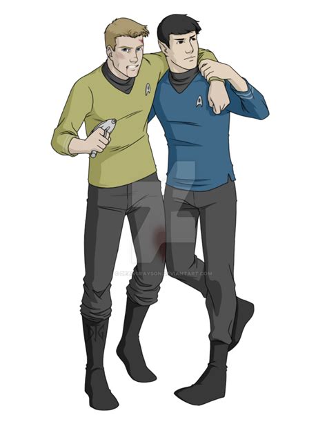 Commission Kirk And Spock By Deangrayson On Deviantart Star Trek