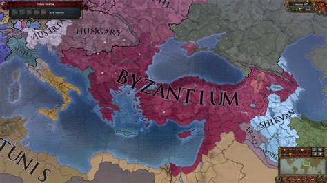 Eu4 Timelapse Byzantium Restore The Glory Of The Eastern Roman