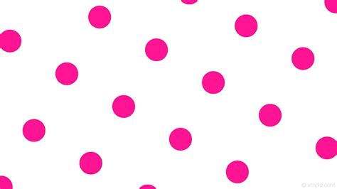 Pink Polka Dots Spots White Deep Pink Hd Wallpaper Pxfuel
