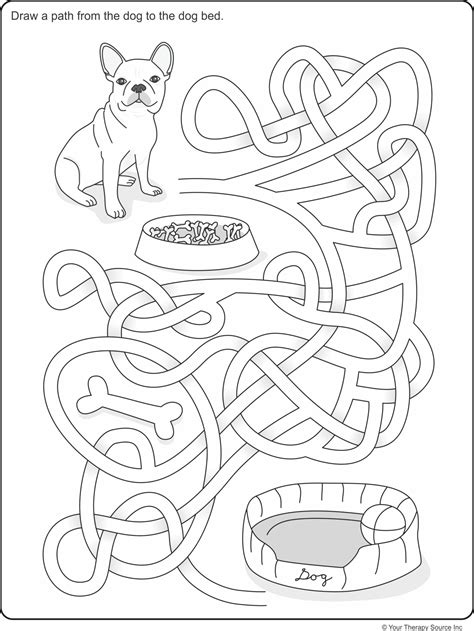 Visual Spatial Maze Freebie Your Therapy Source