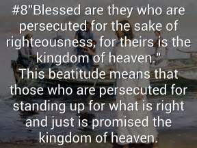 Blessed Are They Who Are Persecuted For The Sake Of Righteousness For