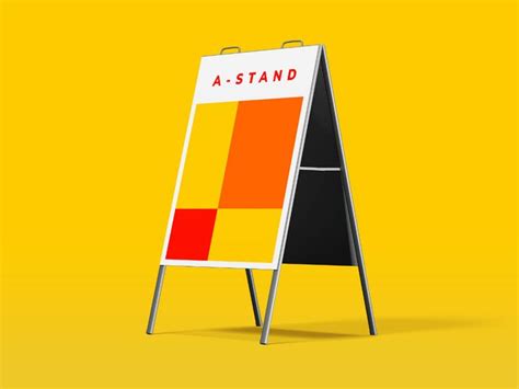 Download Free A-Stand Poster Display Mockup PSD Set - Good Mockups | Poster display, Display mockup ...