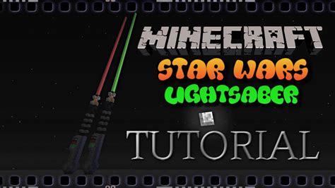 ️ Minecraft Tutorial Star Wars Lightsaber Pixel Art 3d