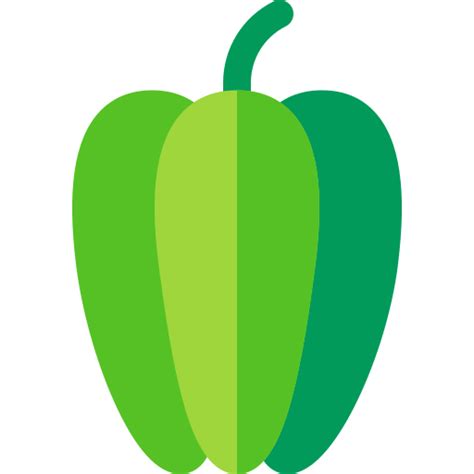 Green Pepper Vegetable Fresh Transparent
