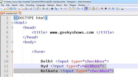 Checkbox In Html How To Create Checkbox In Html In Hi Vrogue Co