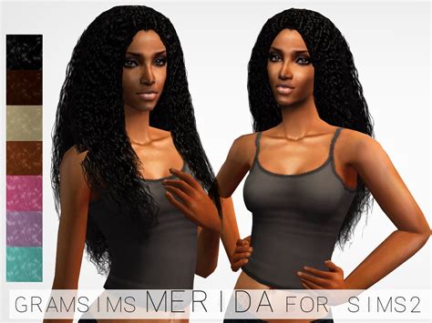 This was a requested hair, but i don't know how it's called. Gramsims' Merida, in both versions, for s2 - Grecadea sims