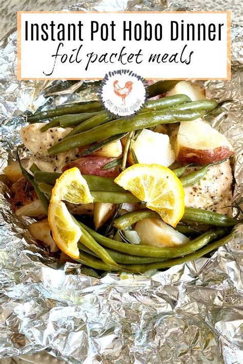 Full of ground beef, potatoes, carrots, and more vegetables with a bbq sauce. Instant Pot Hobo Dinner Foil Packets | Recipe | Foil ...