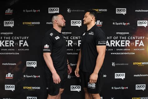 Fight results, scorecards, fan ratings. Photos: Joseph Parker, Junior Fa - Face To Face at Kickoff ...