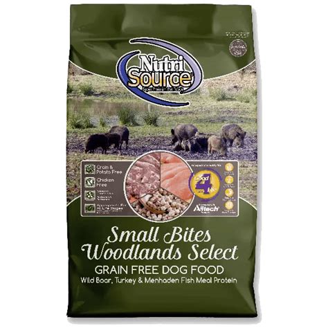 Nutrisource Dog Dry Woodlands Grain Free Small Bite Boar And Turkey 5 Lb