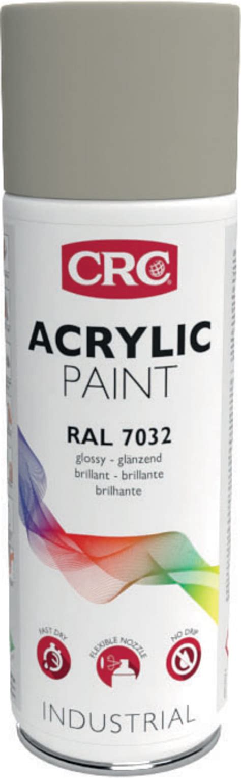 12017 CRC CRC 400ml RAL 7032 Grey Gloss Spray Paint 131 6341 RS