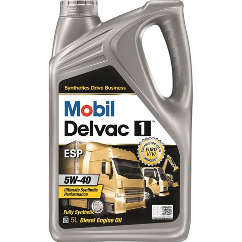 Mobil Delvac 1 Engine Oil Esp 5w 40 Fully Synthetic 5 Litre
