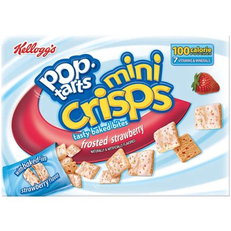 kellogg s pop tarts mini crisps frosted strawberry tasty baked bites 0 81 oz instacart