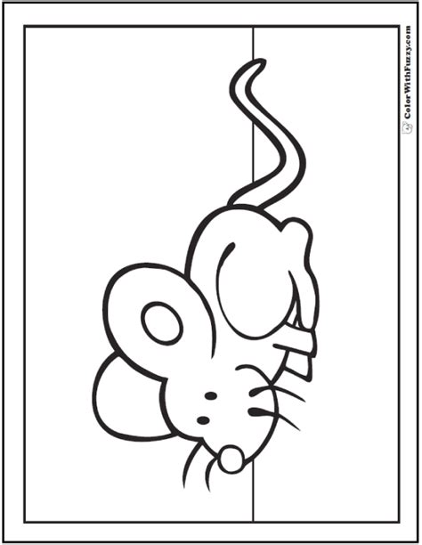 Get free printable coloring pages for kids. Mouse Coloring Pages To Print And Customize For Kids