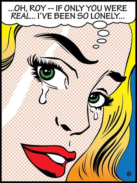 So Lonely By Gary Grayson Pop Art Pop Art Girl Art