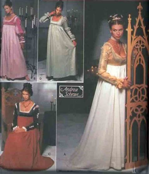 Simplicity Renaissance Dress Costume Sewing Pattern 9531 Sizes Etsy In 2020 Medieval Dress