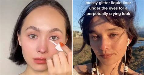 makeup tutorial how to achieve tiktok s crying makeup trend metro news