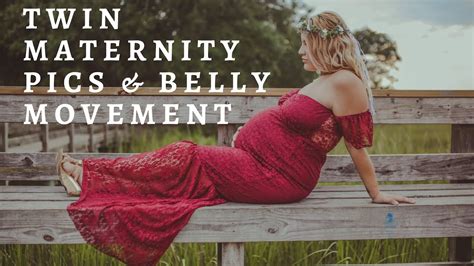 19 And Pregnant Twin Belly Movement And Maternity Pictures Youtube