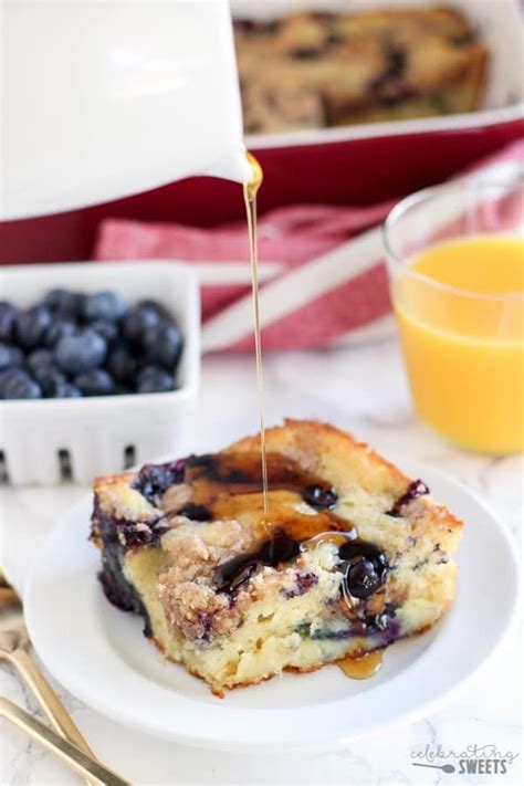 Blueberry Buttermilk Pancake Casserole Thick And Fluffy Baked