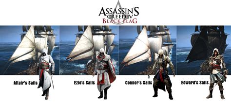Assassins Creed Iv Black Flag Ship Sails By Ultimatezetya On Deviantart