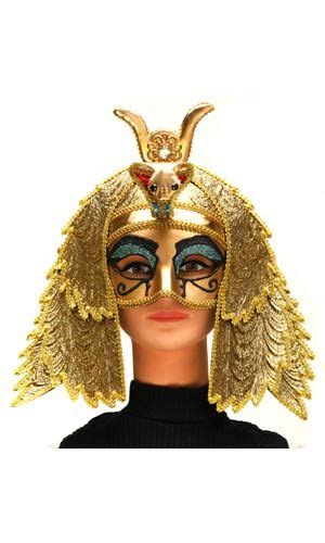 Egyptian Goddess Cleopatra Half Mask Cleopatra Costumes Egyptian