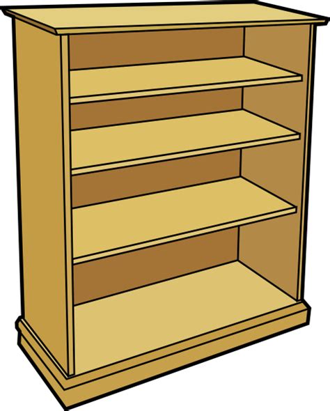 Wooden Bookcase Clip Art 107713 Free Svg Download 4 Vector