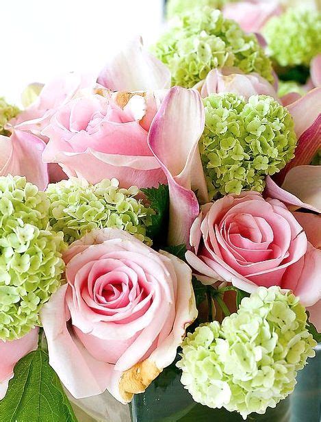♥ Pink And Green Beautiful Pink Roses Flowers Wedding Flowers