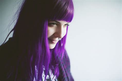 Wallpaper Color Colour Colors Girl Smile Hair Happy Colorful Colours Purple Girly