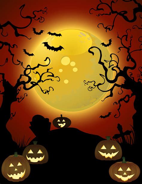 Halloween Night Poster Vector Art And Graphics