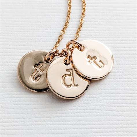 Initial Charm 14k Gold Round Disc Letter Charm Gold Alphabet Charm