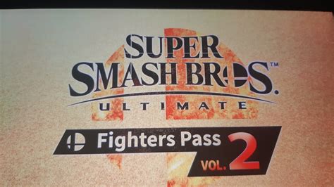 Super Smash Bros Fighter Pass Vol2 Dlc Prediction Youtube