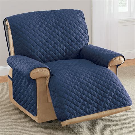 Collections Etc Reversible Quilted Jumbo Recliner Cover Spill