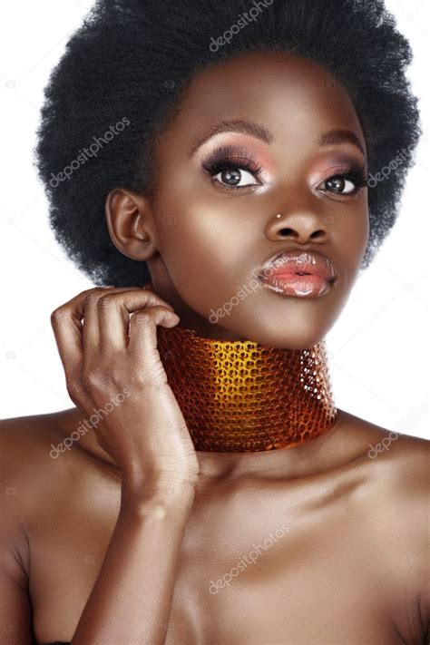 Beautiful African Woman Stock Photo Lubavnel 5395845