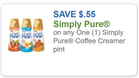 International Delight Coupon 055 Off One Simply Pure Coffee Creamer